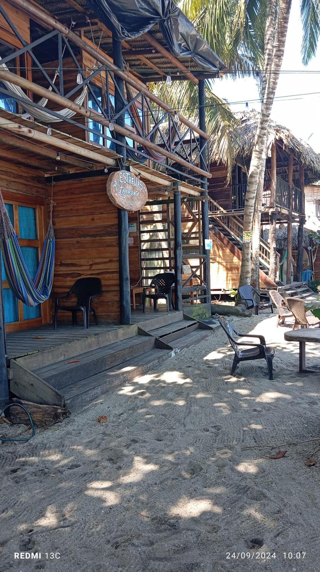 Hostal Estrellas Del Tayrona Playa Mendihuaca Guachaca المظهر الخارجي الصورة